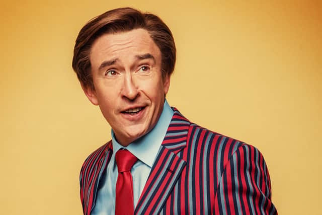 On stage: Alan Partridge is back on tour after 13 years. Photo: Trevor Leighton.