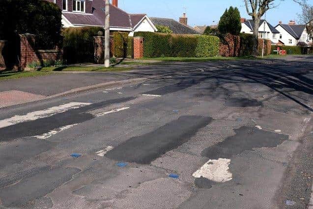 The state of road repairs on Green Lane no longer resemble a zebra crossing.