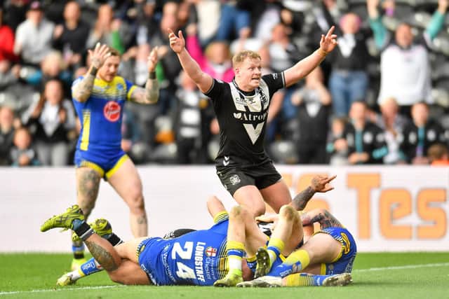 Hull FC picked up a welcome win on Monday. (Picture: SWPix.com)