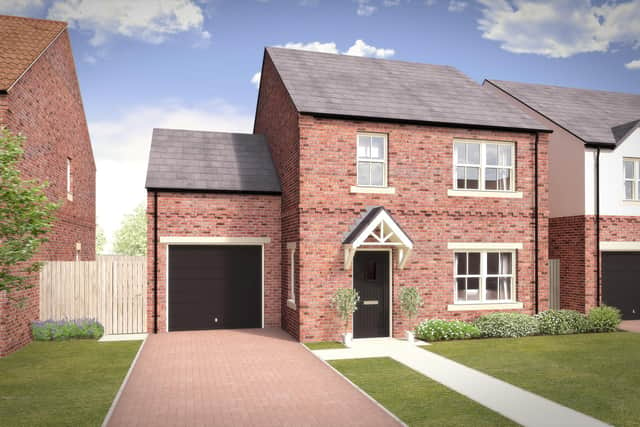 Artist's impression of one of the new homes