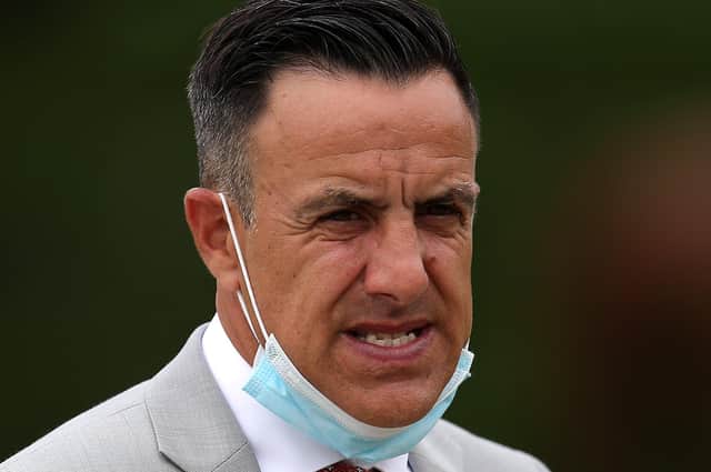 Winner: Trainer Darryll Holland has an eye on Royal Ascot after his speedy filly Primrose Ridge won at the third attempt at Beverely. (Photo by Simon Marper - Pool/Getty Images)