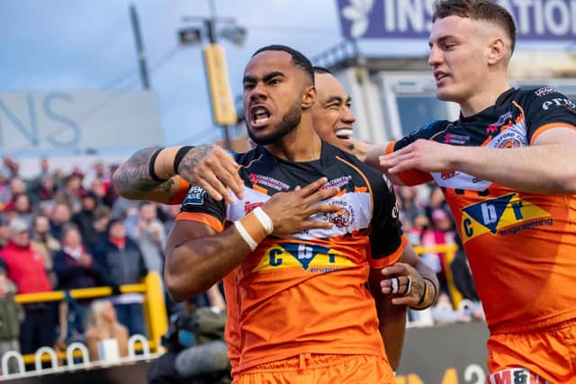 Jason Qareqare scored a try of the season contender in the opening minute. (Picture: SWPix.com)