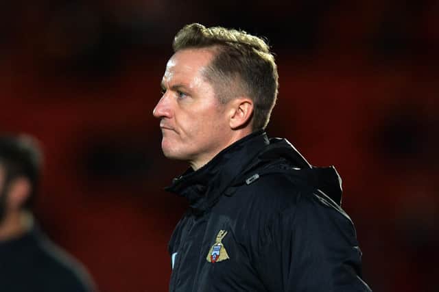 RELEGATION LOOMING: For Gary McSheffrey and Doncaster Rovers. Picture: Bruce Rollinson.