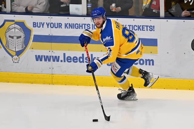 Adam Barnes opened the scoring for Leeds Knights in their 5-3 defeat at home to Telford Tigers. Picture: Bruce Rollinson