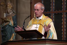Justin Welby, the Archbishop of Canterbury. Pic: Getty.