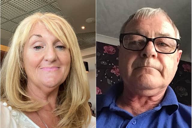The victims of a multimillion-pound pension scam which saw them duped out of their life savings have told how it “ruined” their lives and left them “panicky”. Pictured L to R: Pauline Padden and Stephen O'Reilly.