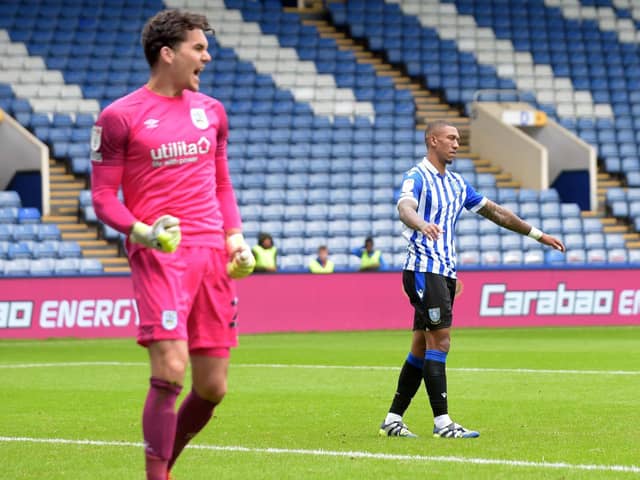 TOP GOALKEEPER: Huddersfield Town's Lee Nicholls has been a revelation in his first Championship season