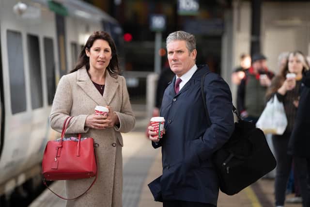 Shadow Chancellor Rachel Reeves with Labour leader Sir Keir Starmer