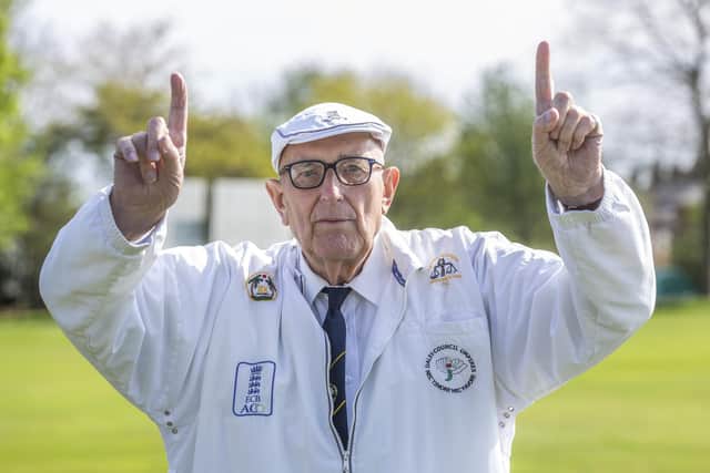 Keith Dibb, 86, is believed to be the longest-serving umpire in Britain