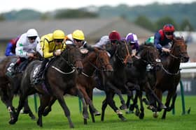 Group 1 star: Malton trainer Richard Fahey's Perfect Power ridden by Christophe Soumillon (left) on their way to winning the Juddmonte Middle Park Stakes last September. Picture: Tim Goode/PA Wire.