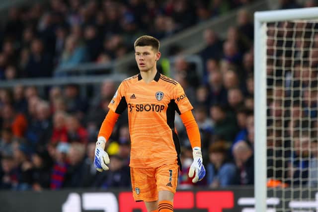 FINE DISPLAY: From Illan Meslier as Leeds United earned a pint at Crystal Palace. Picture: Getty Images.