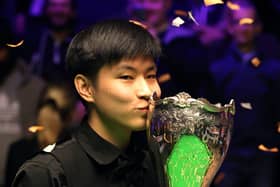 Reigning champion: Sheffield-based Zhao Xintong is the current holder of the UK Championship crown. Picture: Richard Sellers/PA Wire.