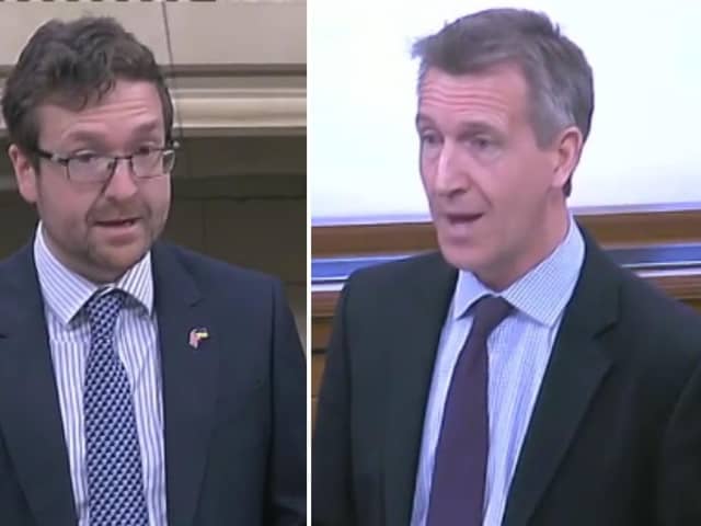 Conservative Rother Valley MP Alexander Stafford clashed with South Yorkshire Mayor Dan Jarvis over the bus funding bid, during a debate in Parliament