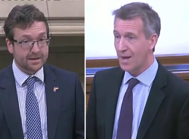 Conservative Rother Valley MP Alexander Stafford clashed with South Yorkshire Mayor Dan Jarvis over the bus funding bid, during a debate in Parliament