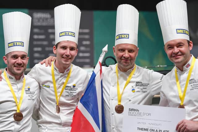 Ian Musgrave, right, Commis Chef Adam Beaumont, both of The Ritz London, cooked their way to a place in the Bocuse d’Or World final. Photo: Jodi Hinds/Bocuse d'Or