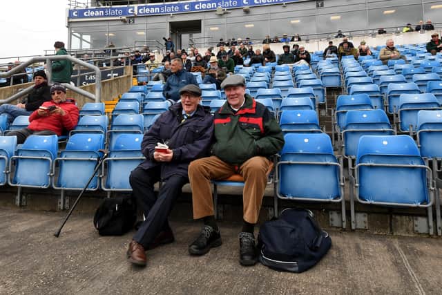Fans watch Yorkshire v Kent. Picture: Simon Hulme