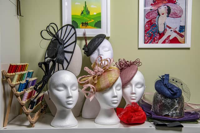 Some of Alison's hats.