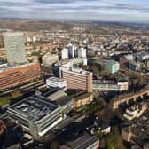 Sheffield from above. Pic: AdobeStock.