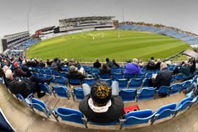 First match of the season at Headingley as fans watch Yorkshire v Kent.  Picture: Simon Hulme