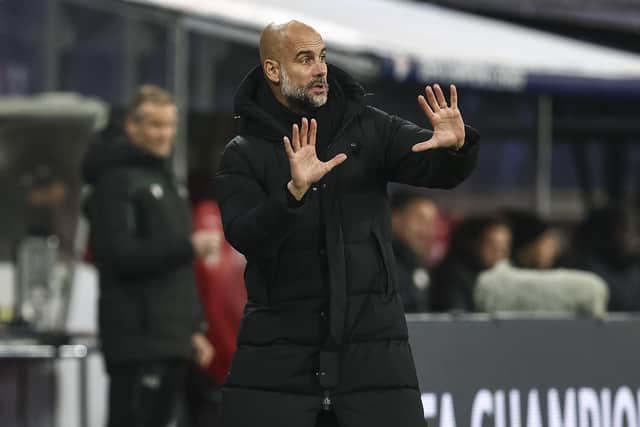 MASTER MIND: Head coach of Manchester City Pep Guardiola  Picture: Maja Hitij/Getty Images