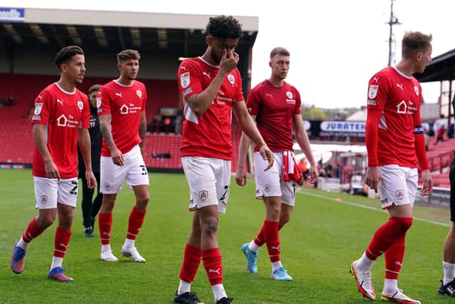 Barnsley's have endured a tough campaign from start to finish. Picture: Martin Rickett/PA