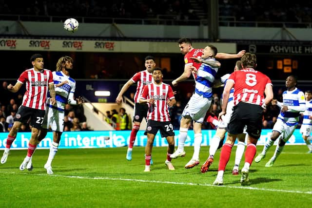 Sheffield United's Jack Robinson scores their side's second goal of the game. Picture: PA.