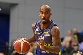 Devante Wallace: Top scored for Sheffield Sharks last night in victory at Glasgow. (Picture: Bruce Rollinson)