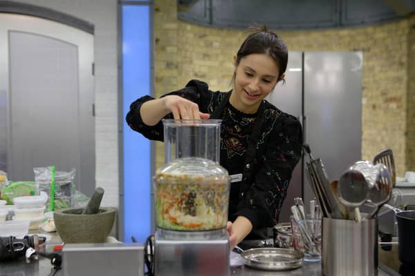 Radha has come into her own while cooking in the Masterchef kitchen (Pic: Shine TV / BBC)