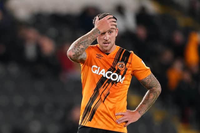 Hull City's George Moncur appears dejected after the Sky Bet Championship match at the MKM Stadium, Hull. (Picture: PA)