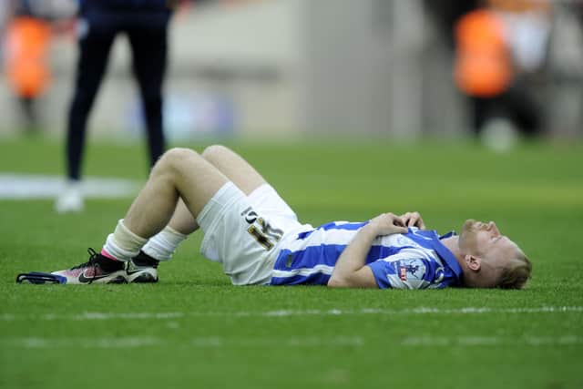 Barry Bannan dejected at Wembley in 2016 (Picture: Steve Ellis)