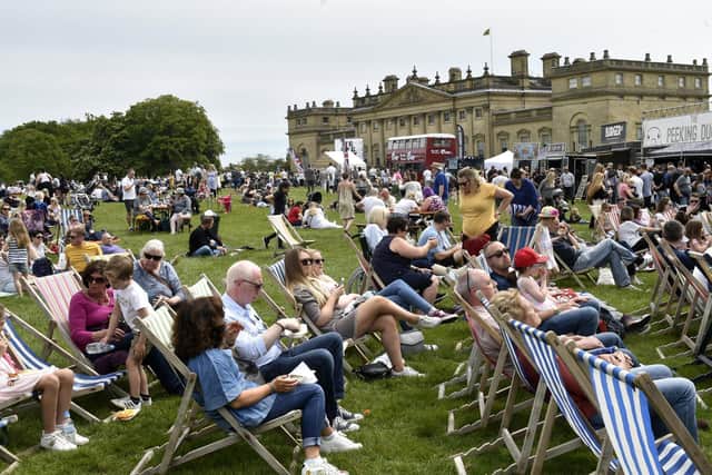 The Great British Food Festival at Harewood House during Bank Holiday Weekend in May 2019. Picture: Steve Riding.