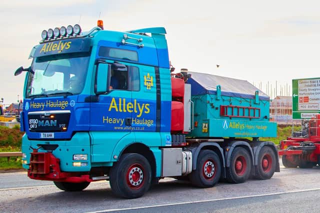 The transformers will be trucked to the site off the A1079 by Allelys hauliers