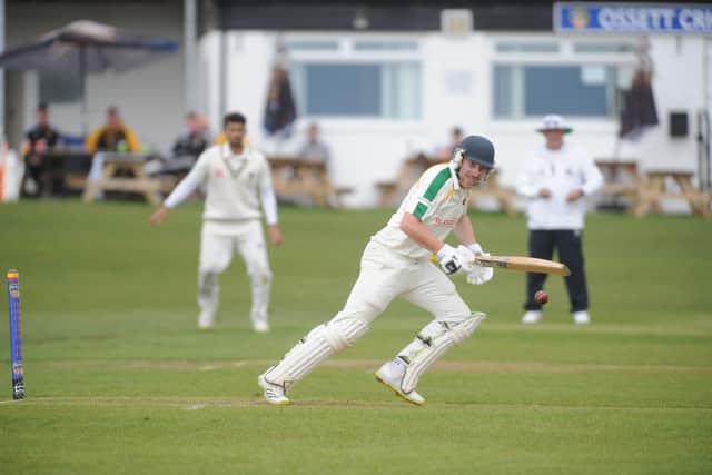 In the runs:
Charlie Best of Pudsey St  Lawrence scored 37 in the Priestley Cup win over Ossett. Picture: Steve Riding