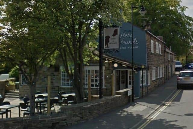 Nine masked men entered the Hare and Hound pub in Dore, Sheffield, before attacking another group of men inside. One man was stabbed as a result.