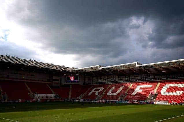 A general view of the AESSEAL New York Stadium, Rotherham. Picture: PA.