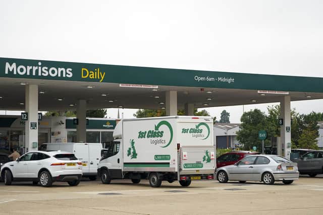 Morrisons owner selling off 87 petrol stations.
