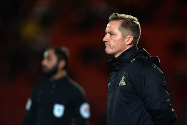 Difficult decisions: Doncaster Rovers manager Gary McSheffrey. Picture Bruce Rollinson