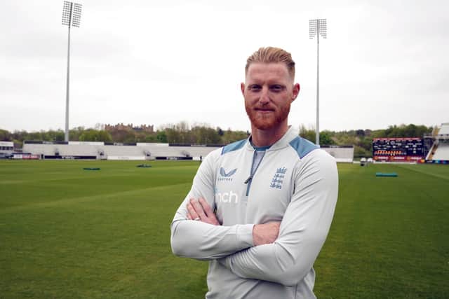 England Men's Test Captain Ben Stokes pictured on his Durham home ground at The Riverside, Chester-le-Street Picture: Owen Humphreys/PA