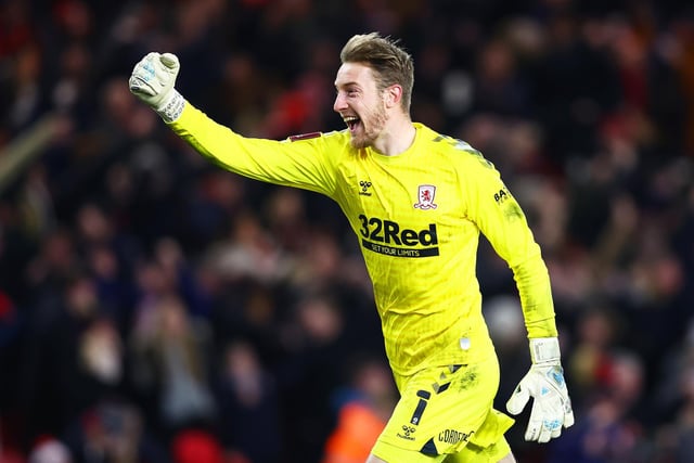The Middlesbrough goalkeeper has 13 clean sheets in 34 games. On average, he has conceded once per 90 minutes this season. In total, he has let in 34 goals.