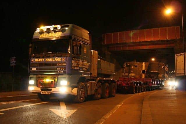 Police will be escorting these loads over the next few nights