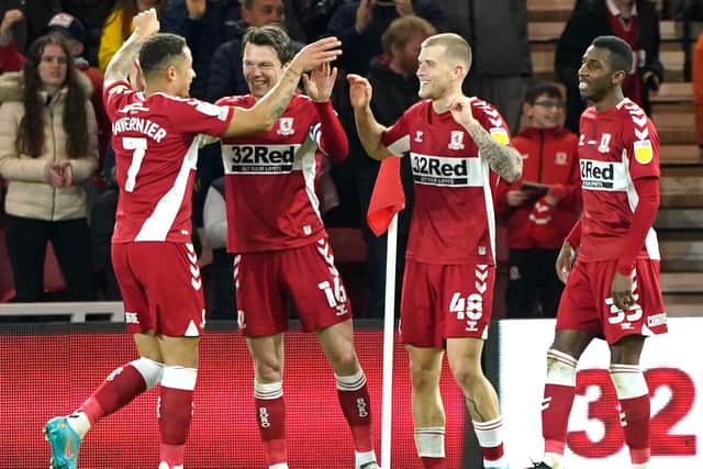 PLAY-OFF HOPES: For Middlesbrough. Picture: PA Wire.