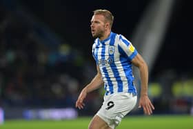 Jordan Rhodes: Offering more than just goals in his second spell with Huddersfield Town. (Picture: Bruce Rollinson)