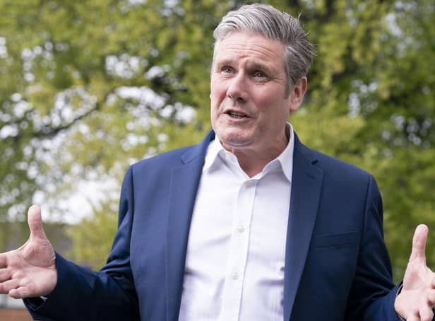 Labour leader Sir Keir Starmer was in West Yorkshire today, ahead of the local elections