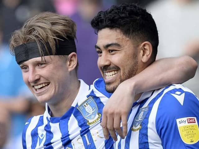 Sheffield Wednesday midfield duo George Byers and Massimo Luongo.     Picture: Steve Ellis