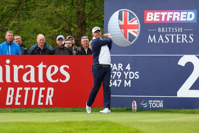 NEW ERA: Lee Westwood tees off from the 2nd during the Pro Am event on Wednesday ahead of the Betfred British Masters hosted by Danny Willett at The Belfry Picture:  Andrew Redington/Getty Images.