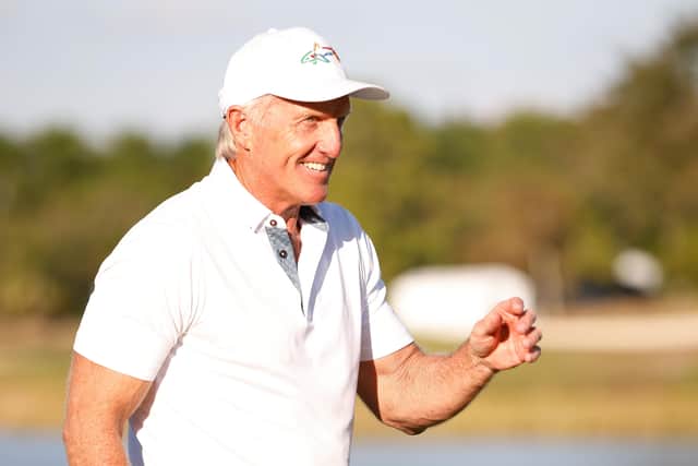 HEAD MAN: LIV Golf CEO, Greg Norman Picture: Cliff Hawkins/Getty Images