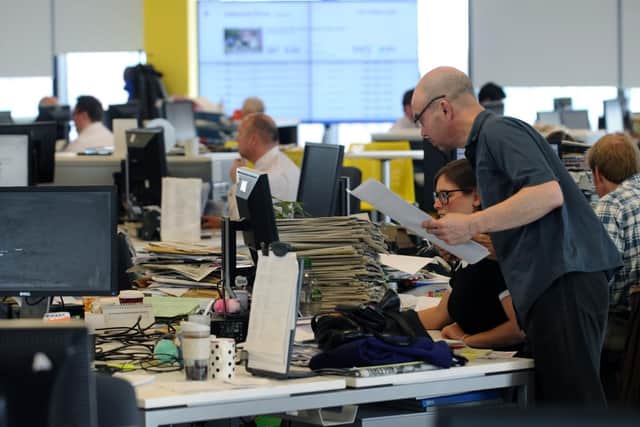 The Yorkshire Post offers a number of free newsletters delivered straight to your inbox. Pictured: The Yorkshire Post newsroom.