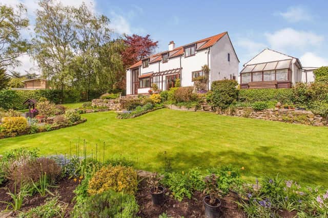 For sale:Round Hill, Great Ayton, £799,995. This beautiful, five bedroom home comes with spectacular views, substantial gardens and access to the River Leven. www.bridgfords.co.uk
