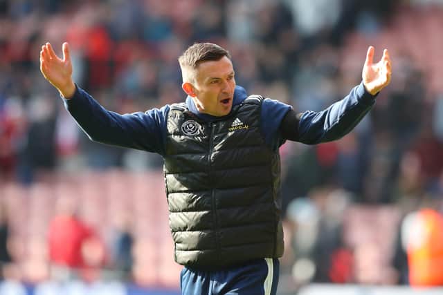 Paul Heckingbottom manager of Sheffield United. Picture: Simon Bellis / Sportimage