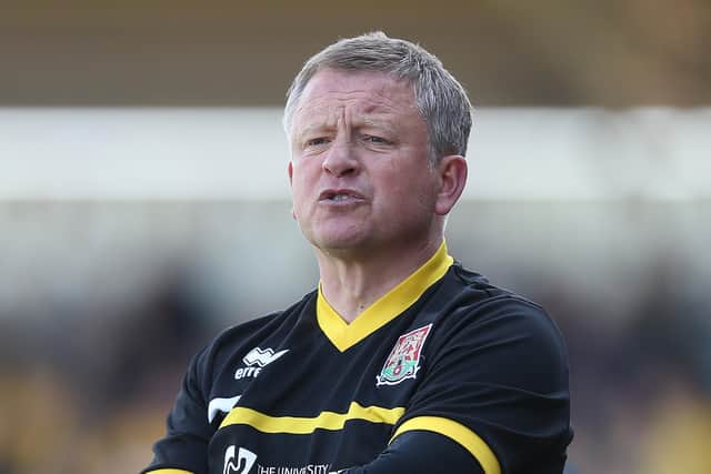 TRUE PRESSURE: Chris Wilder as Northampton Town manager during the League Two clash at home to Oxford United at Sixfields Stadium on May 3, 2014 - the Cobblers ensuring they retained their Football League status Picture: Pete Norton/Getty Images